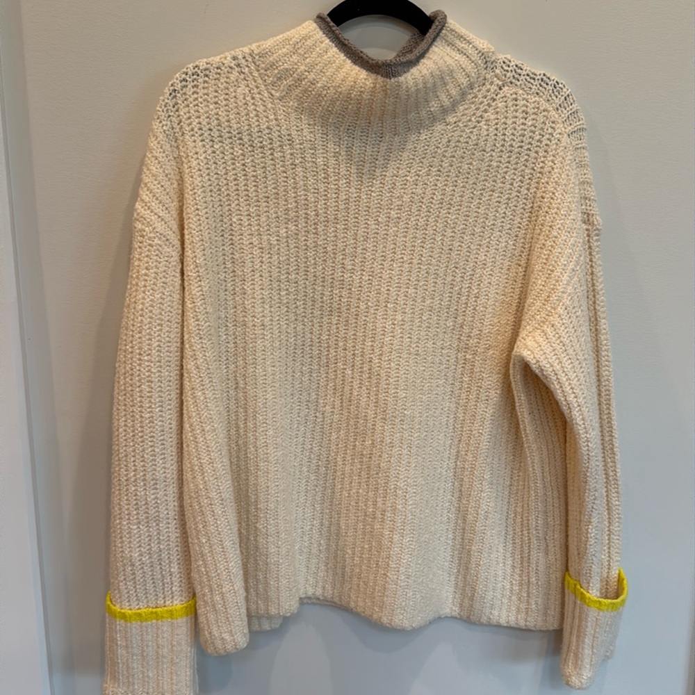 Mauve Anthropologie sweater